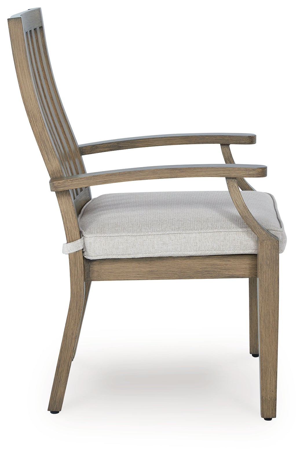 Rainier Ranch Brown/Beige Outdoor Arm Chair with Cushion (Set of 2) - P701-601A