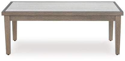Rainier Ranch Brown/Beige Outdoor Coffee Table - P701-701