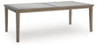 Rainier Ranch Brown/Beige Outdoor Dining Table - P701-625
