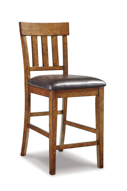 Ralene 2-Piece Bar Stool in Medium Brown - PKG000156