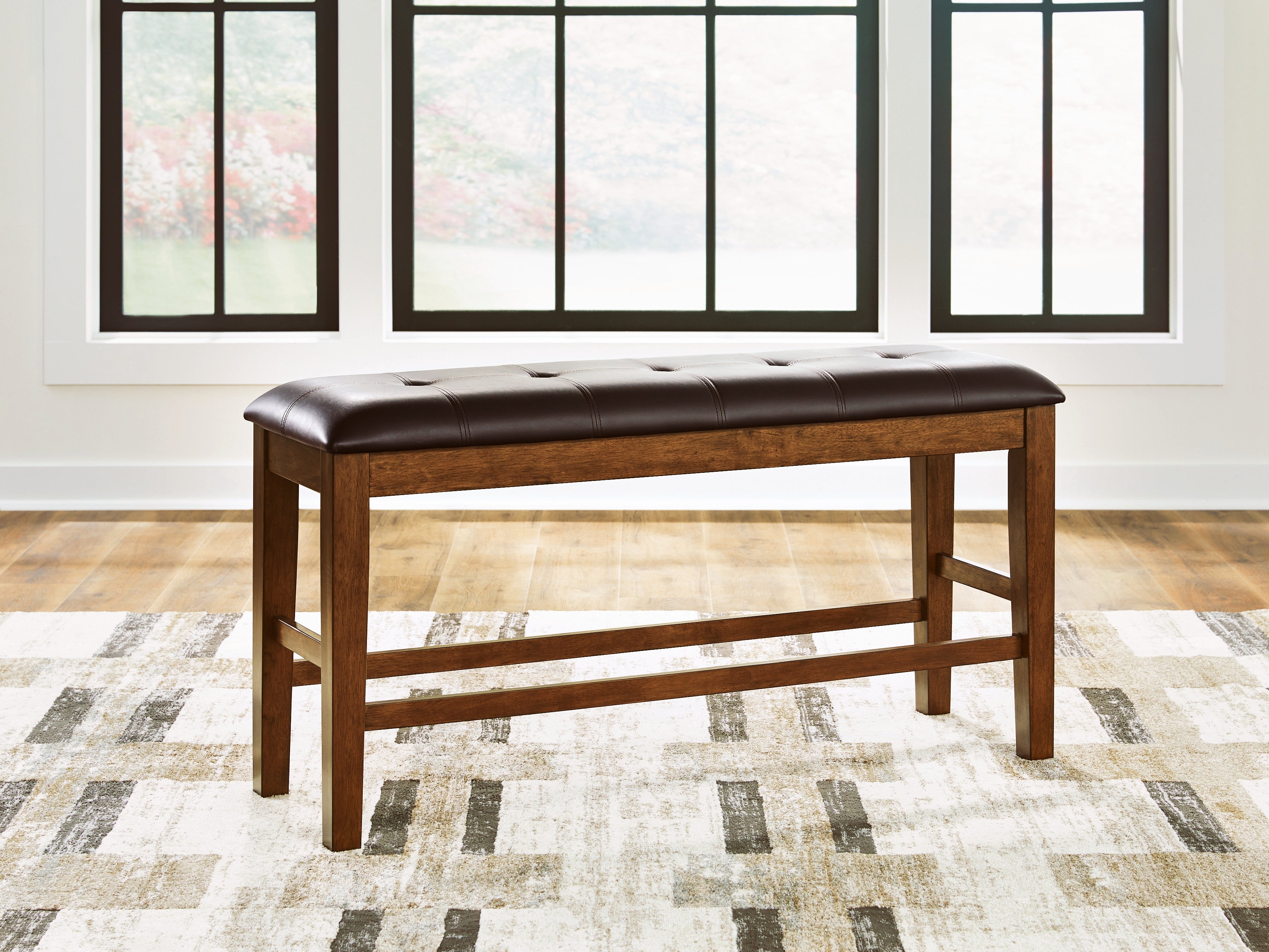 Ralene Medium Brown Counter Height Dining Bench - D594-09