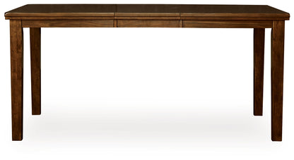 Ralene Medium Brown Counter Height Dining Extension Table - D594-32