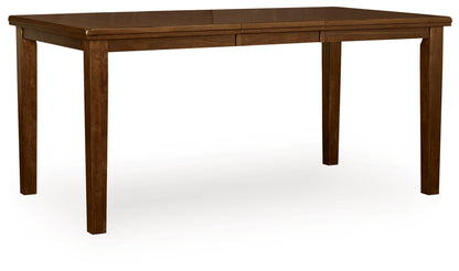 Ralene Medium Brown Counter Height Dining Extension Table - D594-32