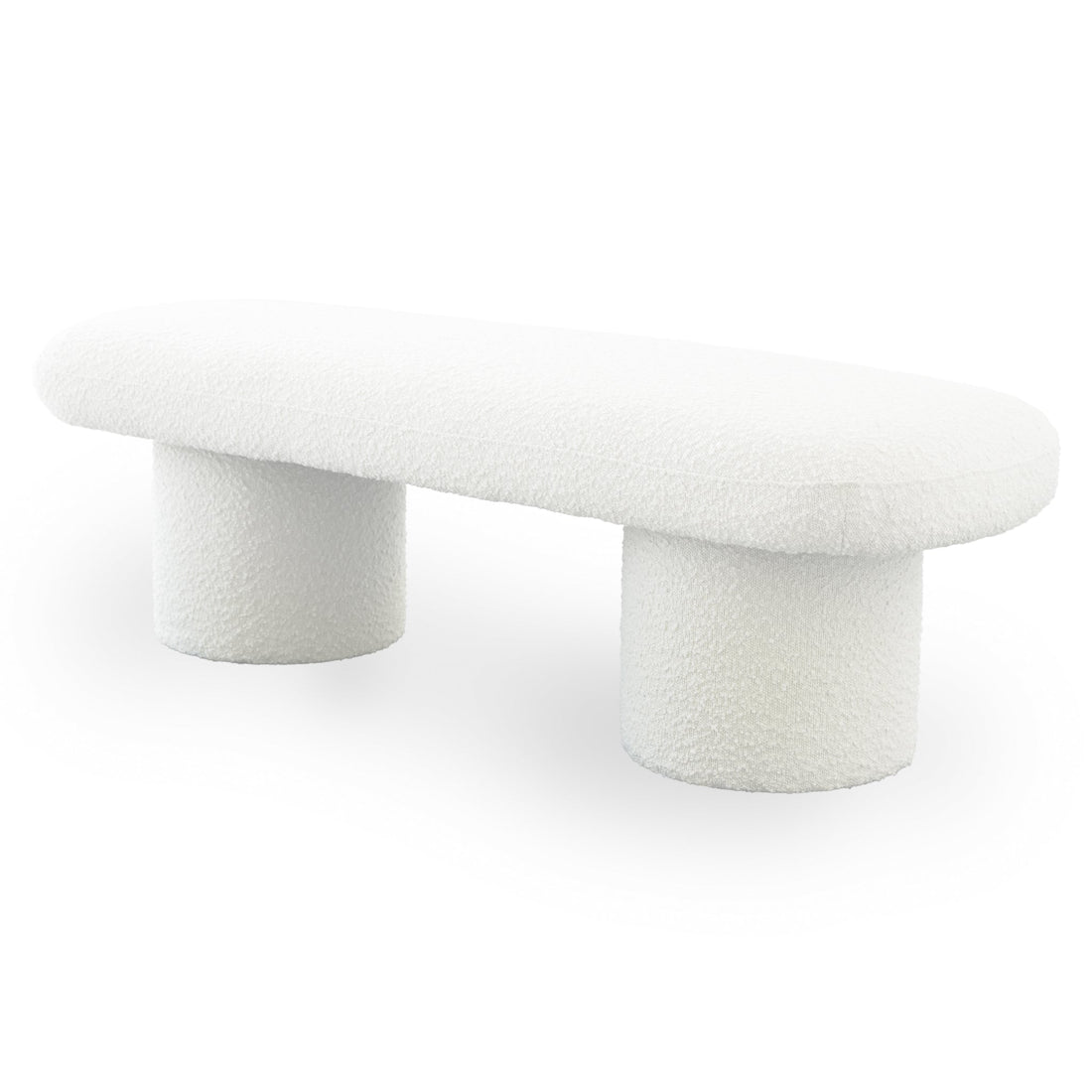 Randolph Ivory Boucle Bench - BEN00502501