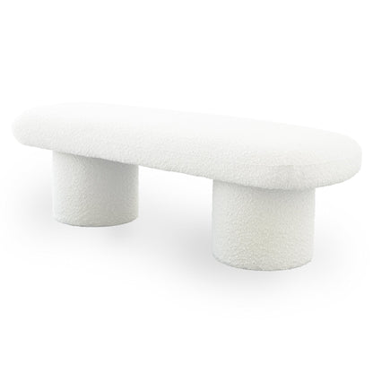 Randolph Ivory Boucle Bench - BEN00502501