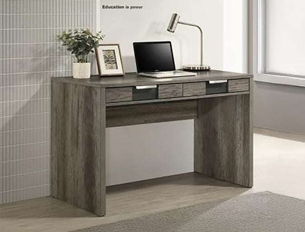 Rangley Writing Desk-Grey/Brown - B6830-DESK