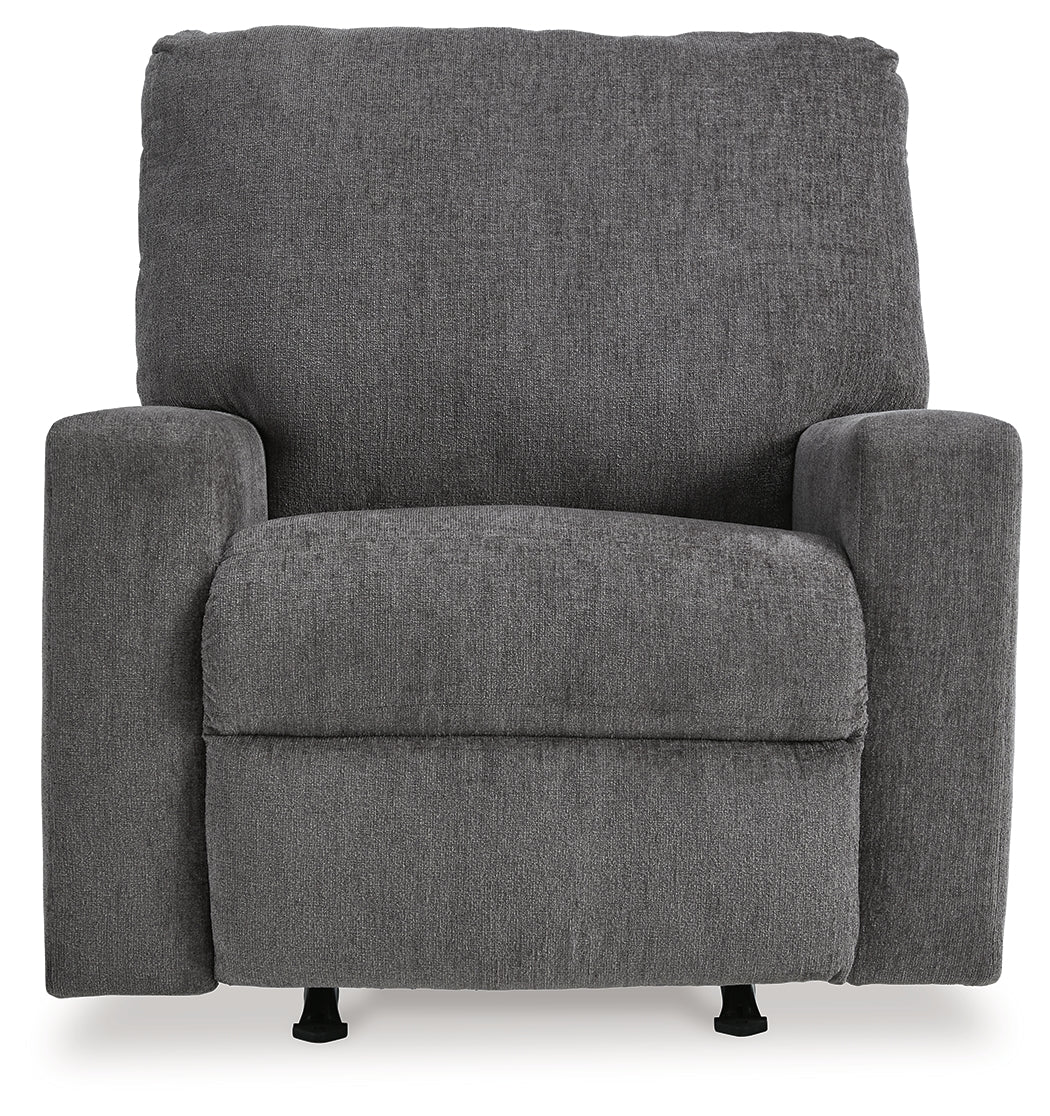 Rannis Pewter Twin Sofa Sleeper and Recliner - 53602U2
