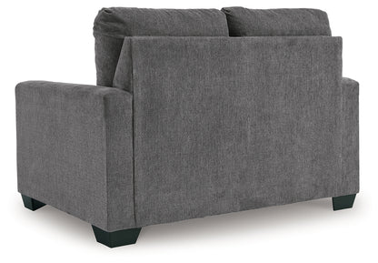 Rannis Pewter Twin Sofa Sleeper and Recliner - 53602U2