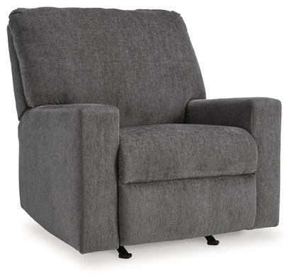Rannis Pewter Twin Sofa Sleeper and Recliner - 53602U2