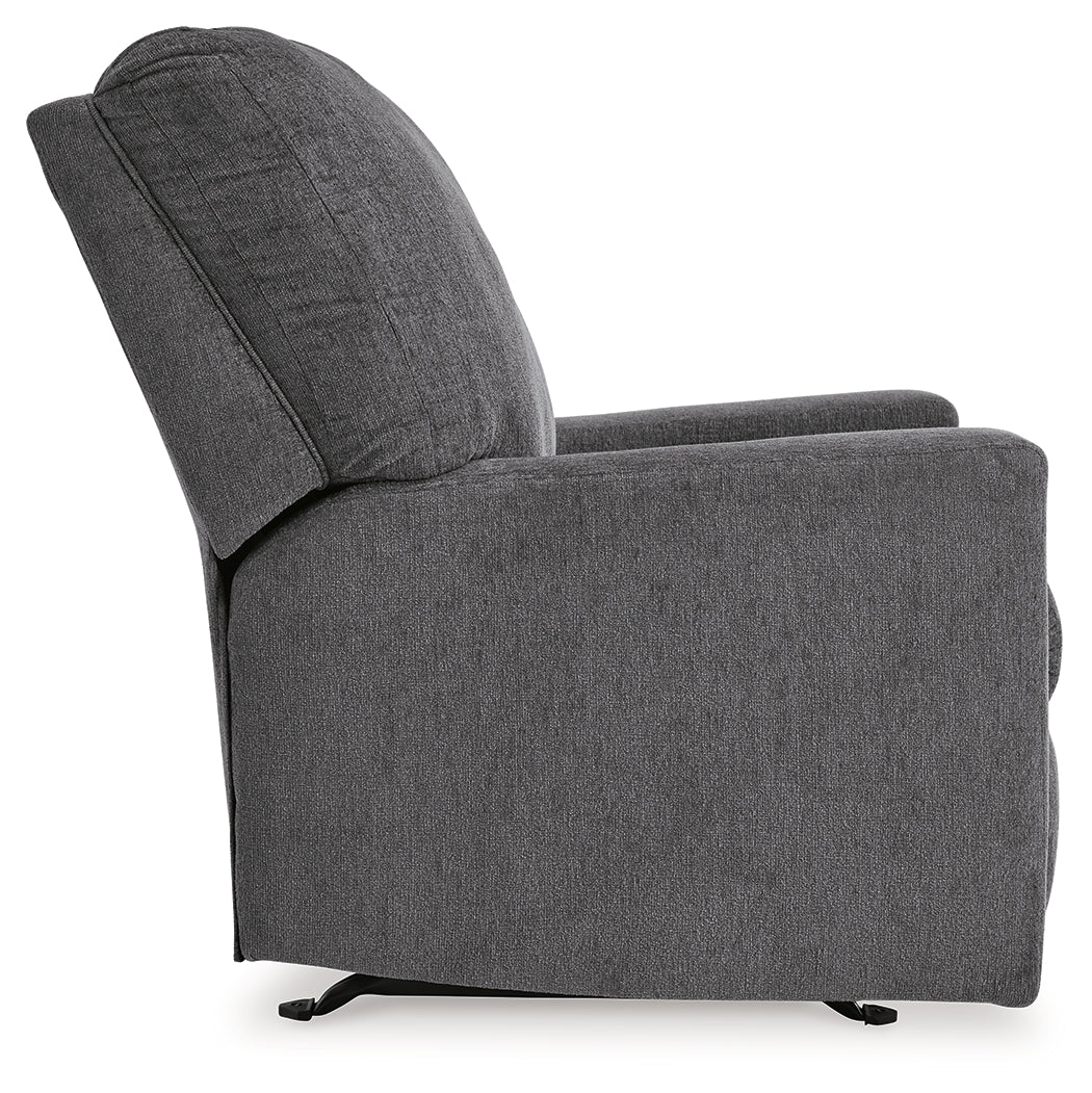 Rannis Pewter Twin Sofa Sleeper and Recliner - 53602U2