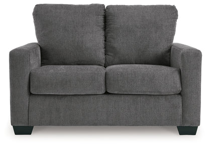 Rannis Pewter Twin Sofa Sleeper and Recliner - 53602U2
