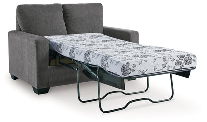 Rannis Pewter Twin Sofa Sleeper and Recliner - 53602U2