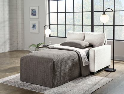 Rannis Snow Twin Sofa Sleeper and Recliner - 53603U1
