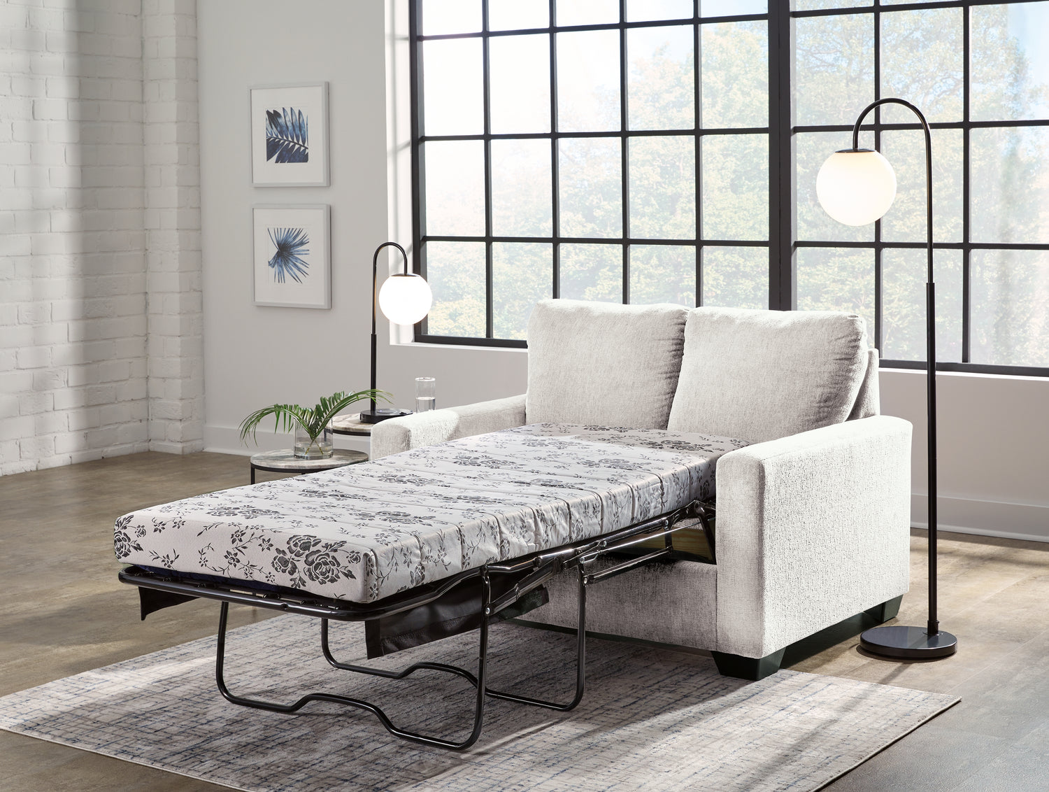 Rannis Snow Twin Sofa Sleeper and Recliner - 53603U1