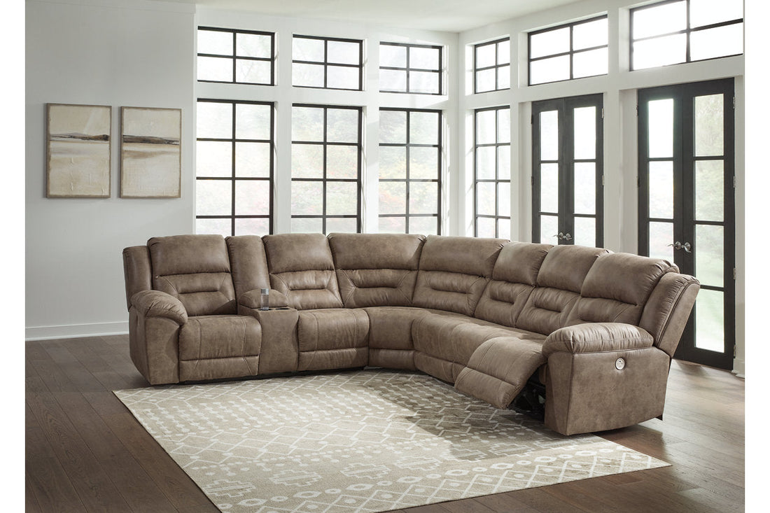 Ravenel Fossil 4-Piece Power Reclining Sectional - SET | 8310601 | 8310646 | 8310675 | 8310677 - Bien Home Furniture &amp; Electronics