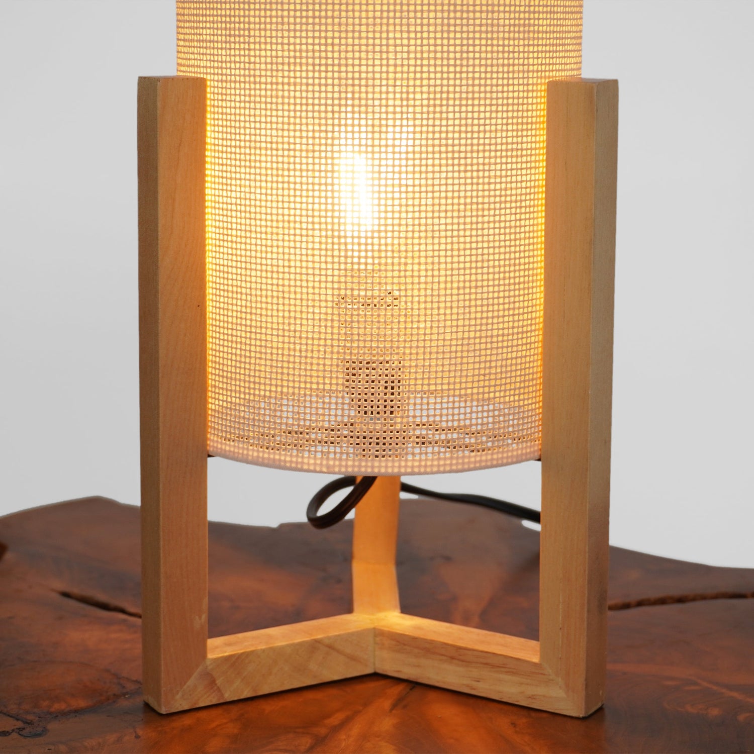 Rayna Table Lamp Oak and Natural - TBL04103901