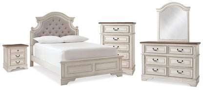 Realyn Full Panel Bed, Dresser, Mirror, Chest and Nightstand - B743B81