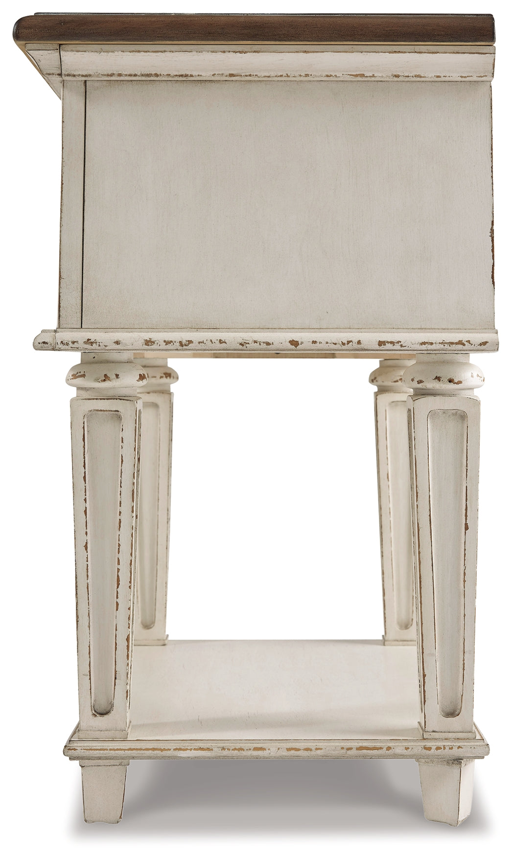 Realyn Full Upholstered Panel Bed, Dresser, Mirror, Chest and 2 Nightstands - B743B77