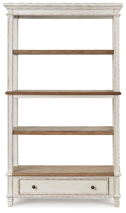Realyn Lift-top Desk, L-shaped Desk and 4 Bookcases - H743H4