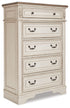 Realyn Two-tone Full Panel Bed and Chest - B743B42