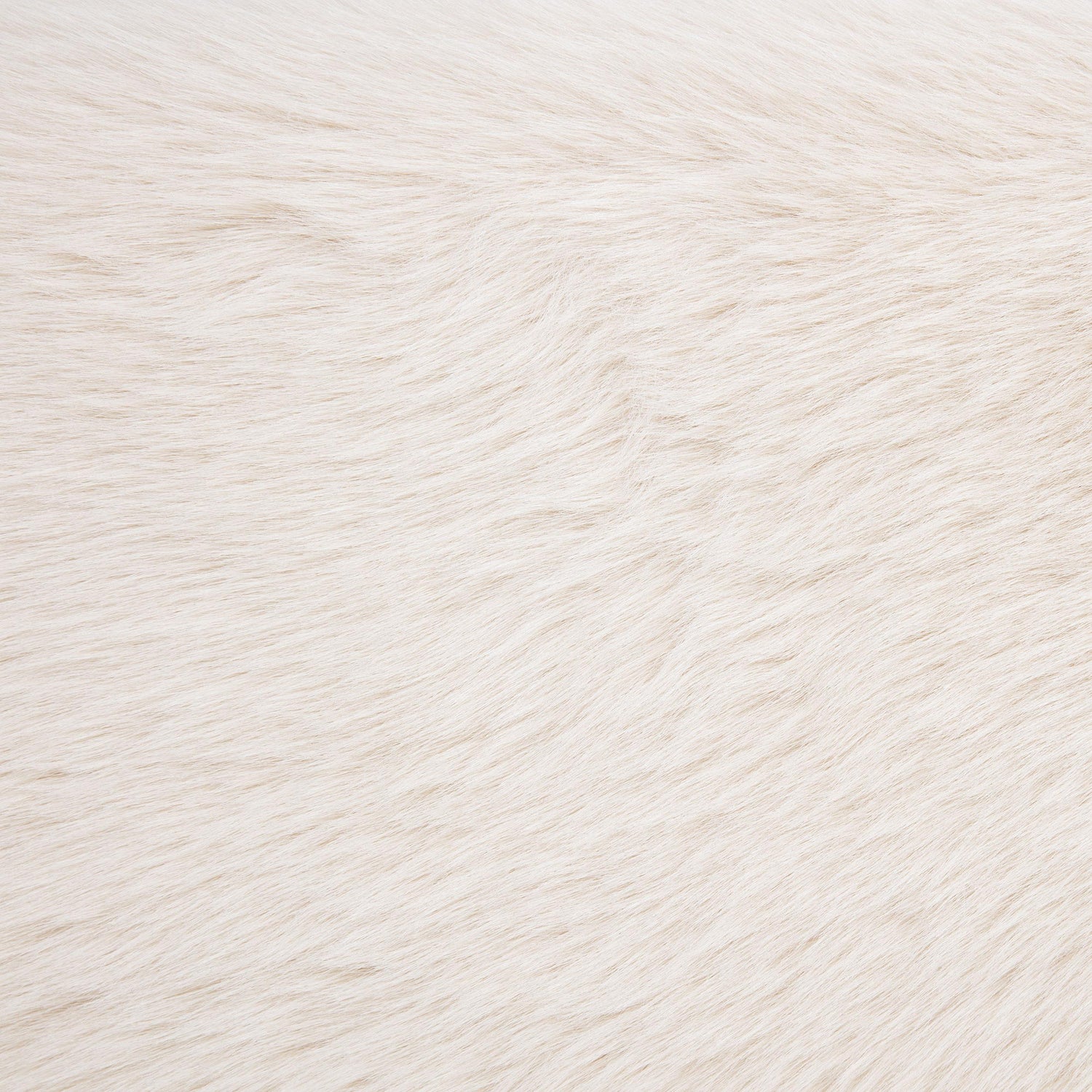 Rebecca Faux Fur Upholstered California King Bed Cream - 306141KW