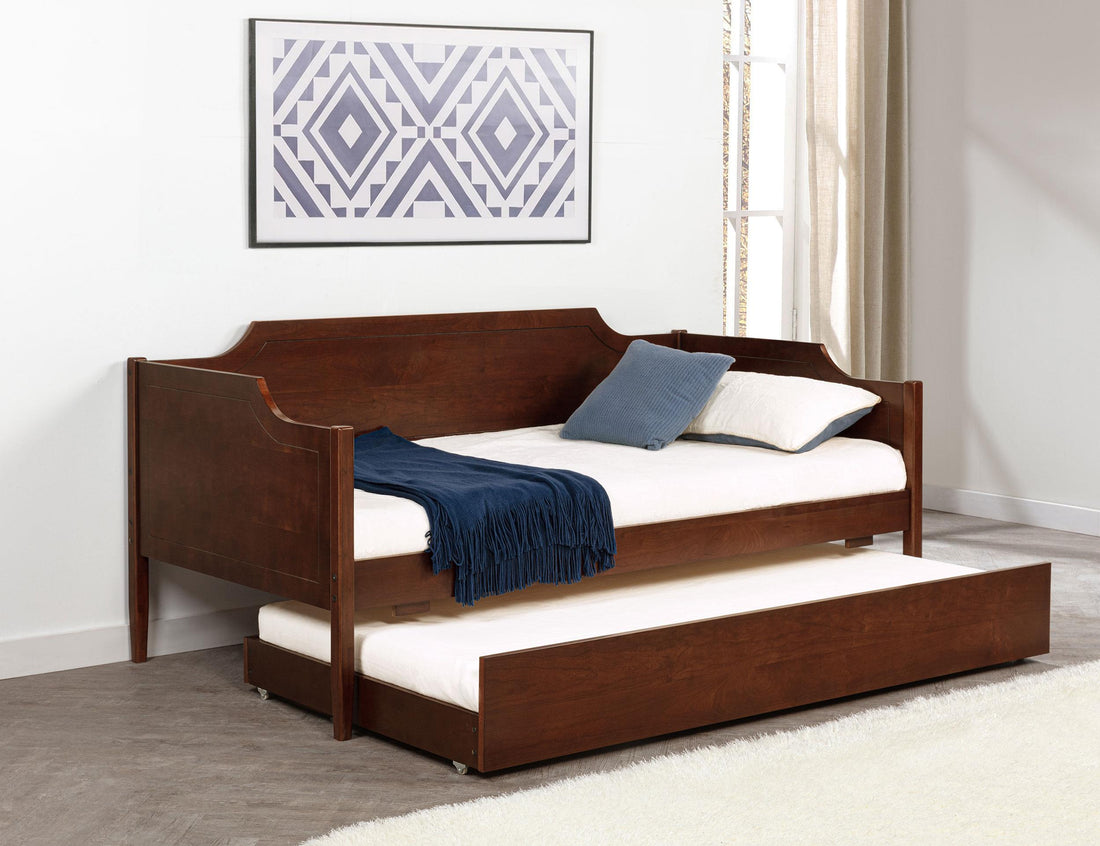 Redding Wood Twin Daybed With Trundle Cherry - 300687