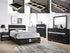 REGATA QUEEN HEAD/FOOTBOARD BK/SIL - B4670-Q-HBFB