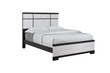 Remington Black/White Queen Panel Bed - SET | B8162-Q-HBFB | B8162-KQ-RAIL - Bien Home Furniture & Electronics