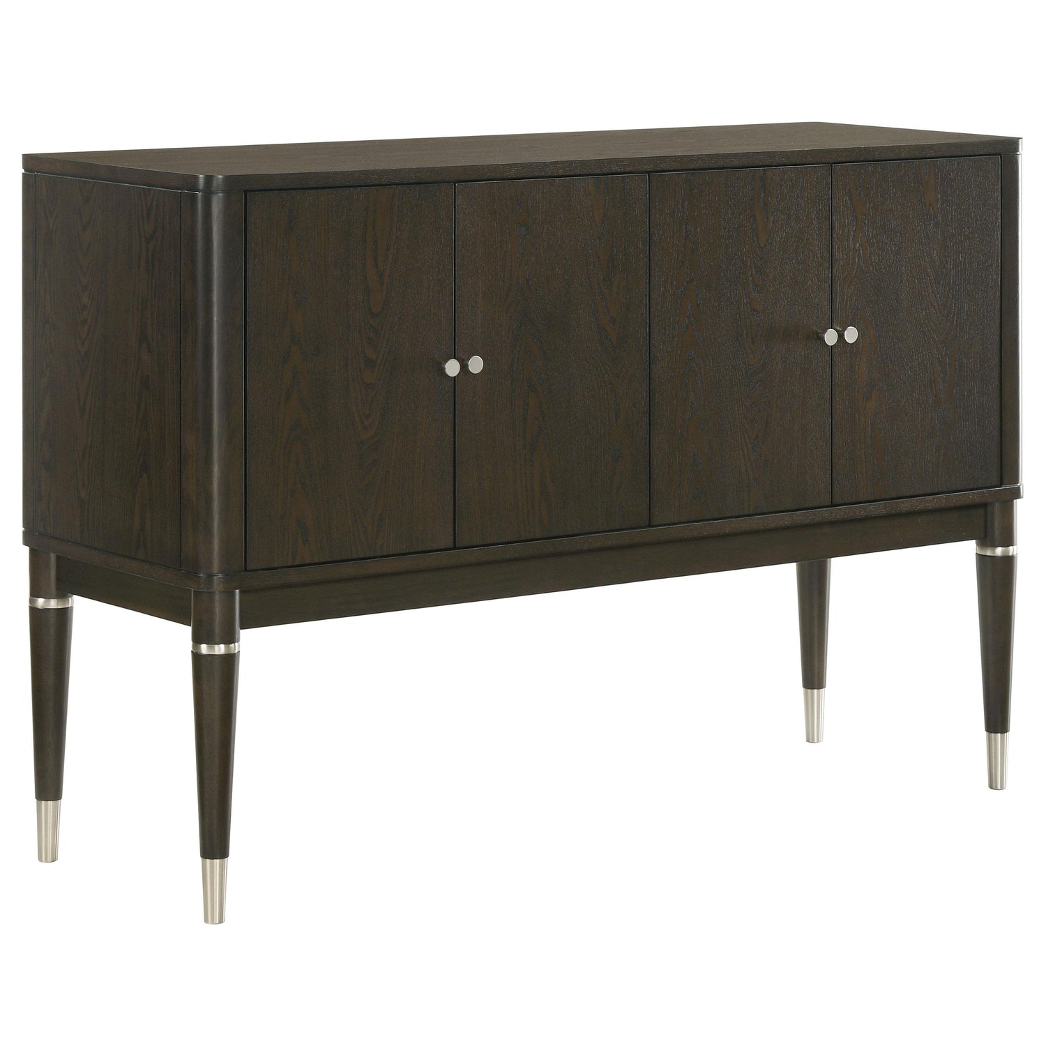 Reseda 4-door Dining Sideboard Server with Shelves Ash Brown - 193675