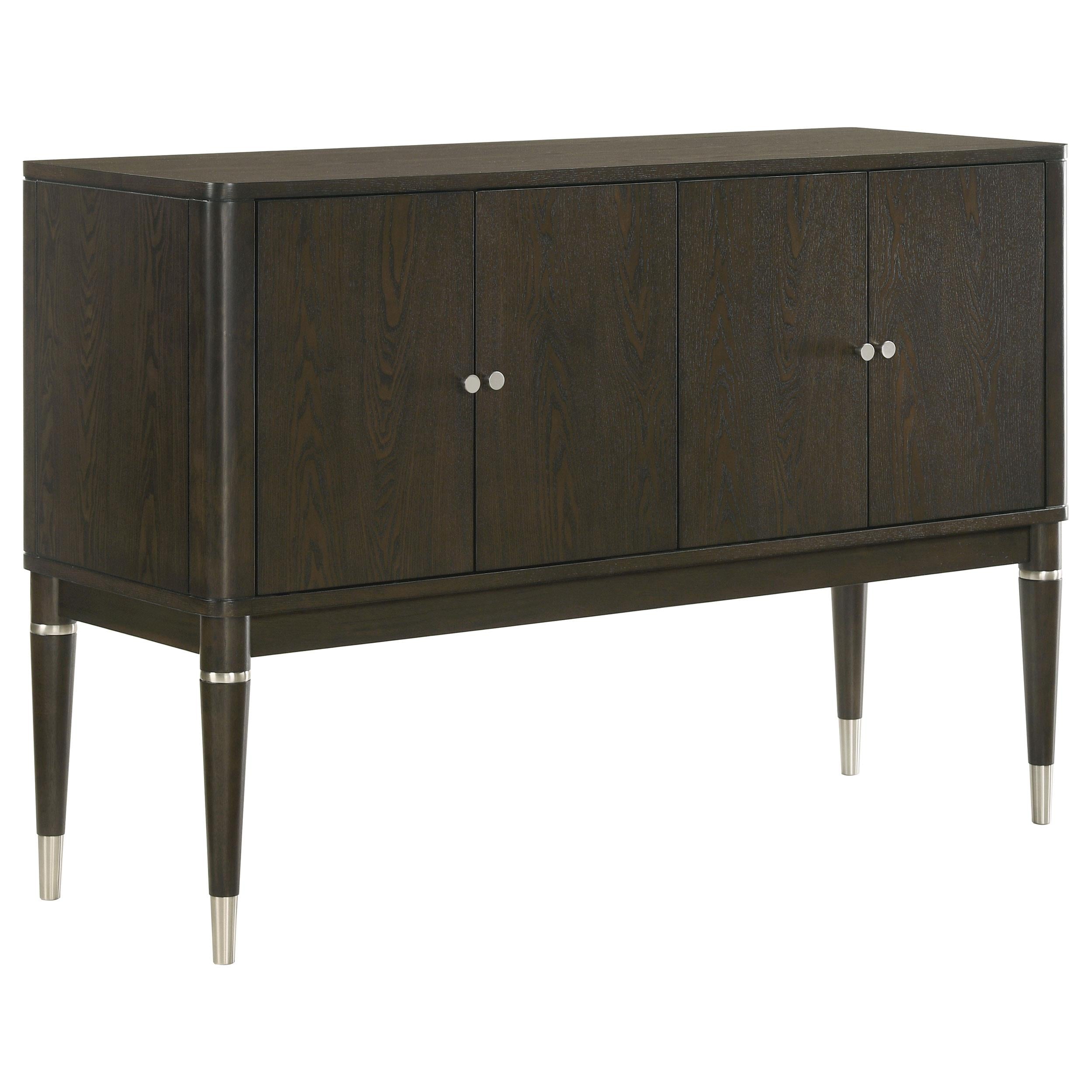 Reseda 4-door Dining Sideboard Server with Shelves Ash Brown - 193675