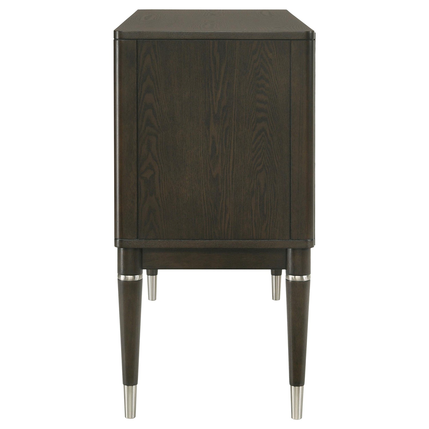 Reseda 4-door Dining Sideboard Server with Shelves Ash Brown - 193675
