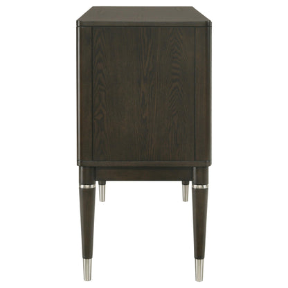 Reseda 4-door Dining Sideboard Server with Shelves Ash Brown - 193675