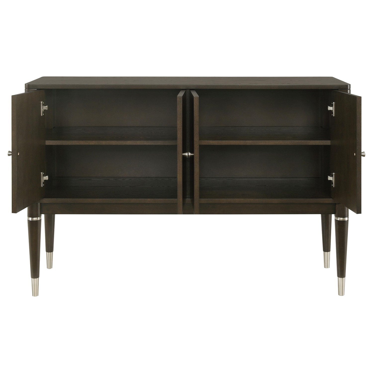 Reseda 4-door Dining Sideboard Server with Shelves Ash Brown - 193675