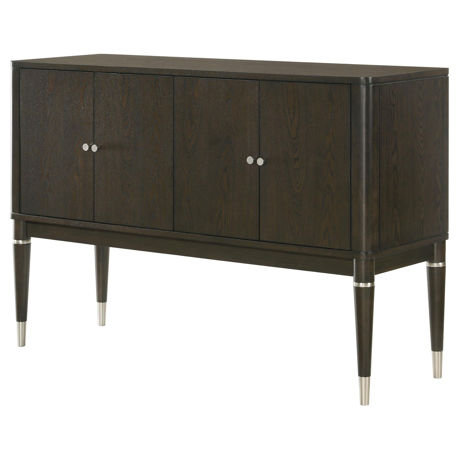 Reseda 4-door Dining Sideboard Server with Shelves Ash Brown - 193675