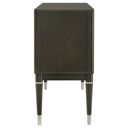 Reseda 4-door Dining Sideboard Server with Shelves Ash Brown - 193675