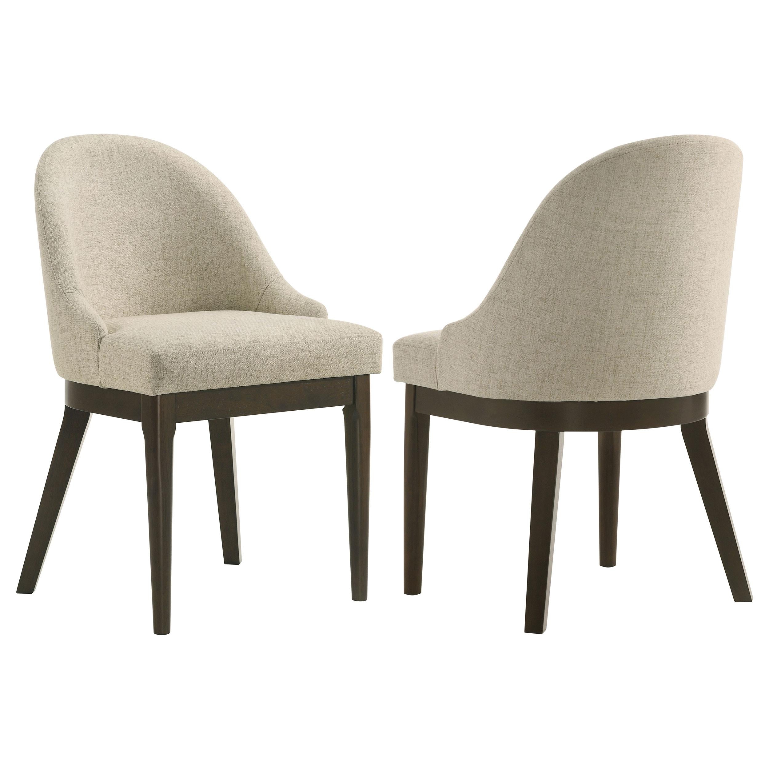 Reseda Upholstered Dining Side Chair Oatmeal (Set of 2) - 193672