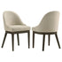 Reseda Upholstered Dining Side Chair Oatmeal (Set of 2) - 193672