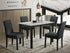 Resia Dining Chair Black, Set of 4 - 2120S-BK