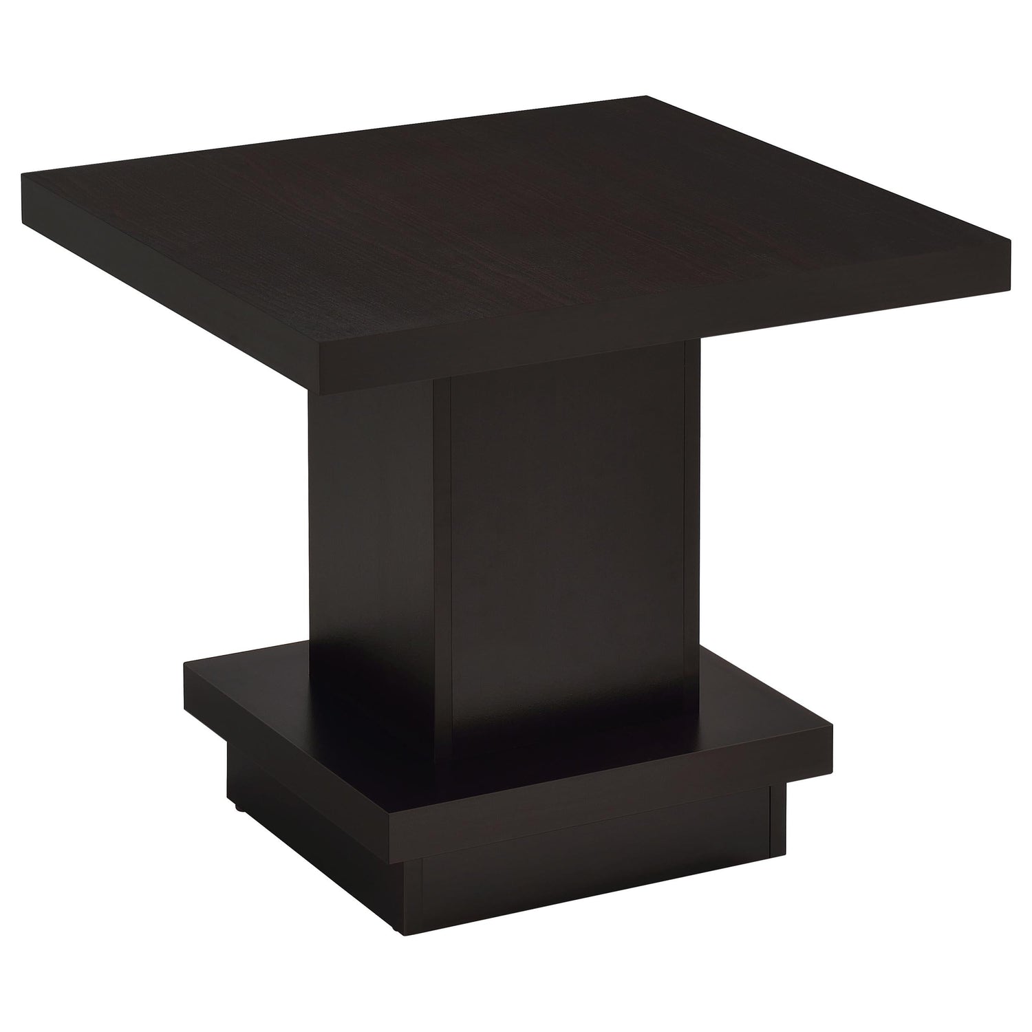 Reston 2-piece Square Coffee and End Table Set Cappuccino - 705168-S2