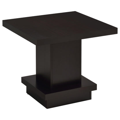 Reston 3-piece Square Coffee and End Table Set Cappuccino - 705168-S3