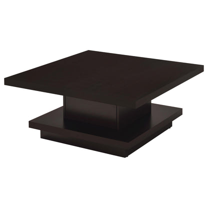 Reston 3-piece Square Coffee and End Table Set Cappuccino - 705168-S3