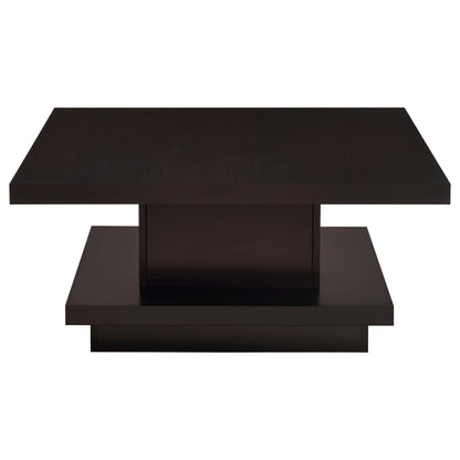 Reston 3-piece Square Coffee and End Table Set Cappuccino - 705168-S3