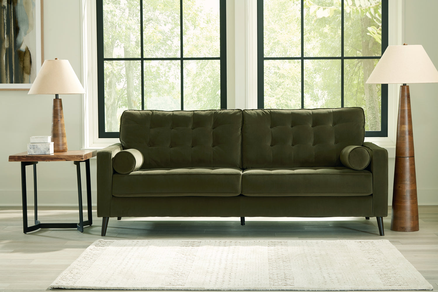 Reveon Lakes Olive Sofa - 2640438