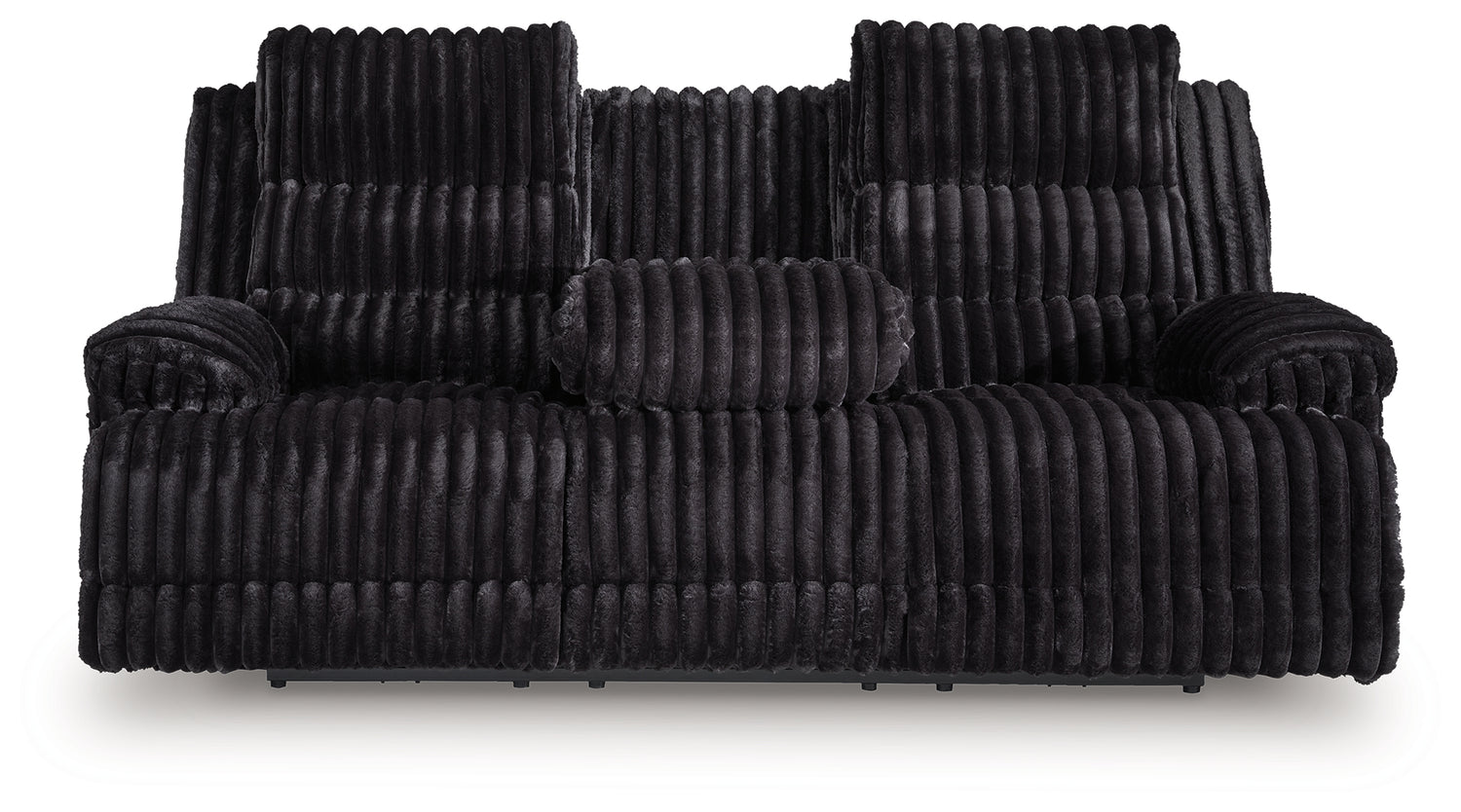 Rhine Falls Onyx Power Reclining Sofa with Drop Down Table - PC4280599