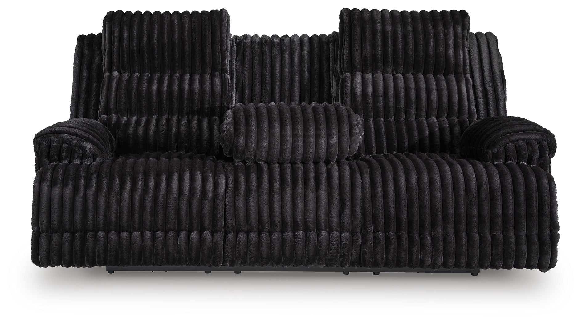 Rhine Falls Onyx Power Reclining Sofa with Drop Down Table - PC4280599