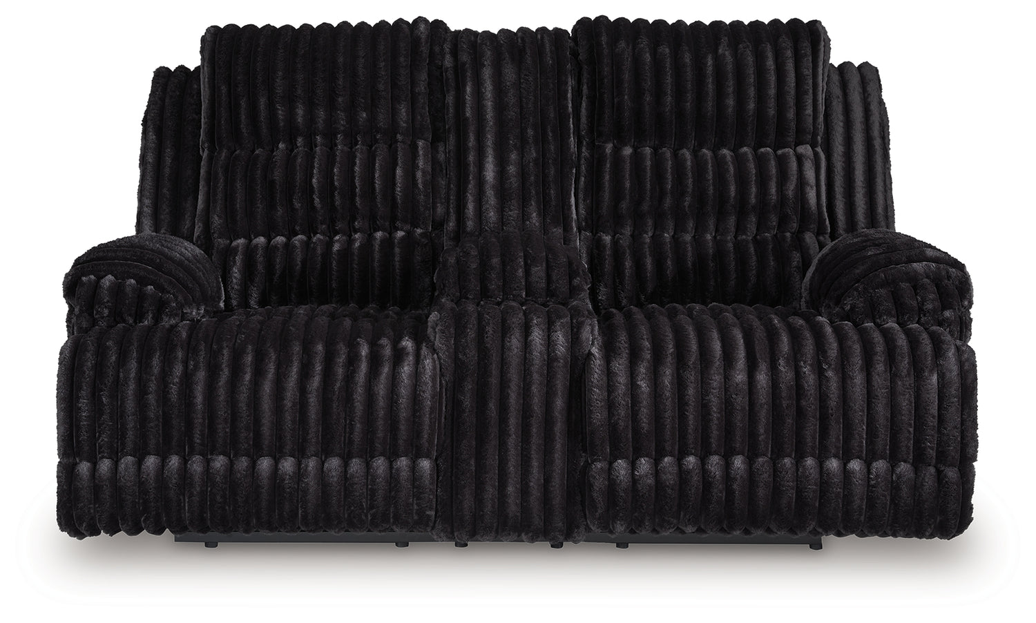 Rhine Falls Onyx Reclining Loveseat with Console - PC4280596