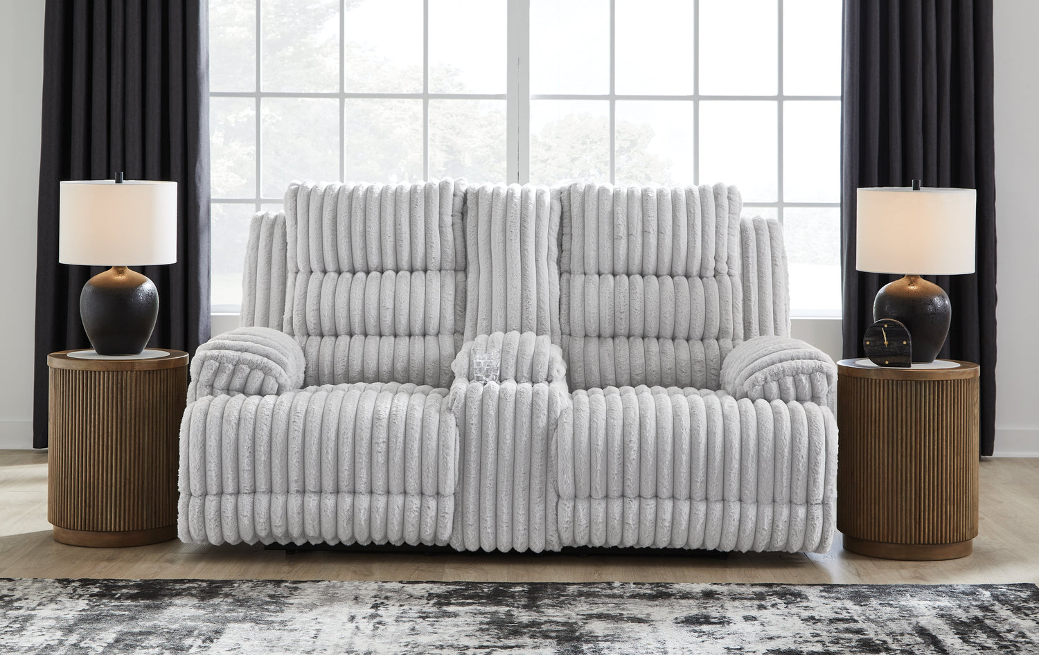 Rhines Falls Alloy Power Reclining Living Room Set from Ashley - Luna Furniture