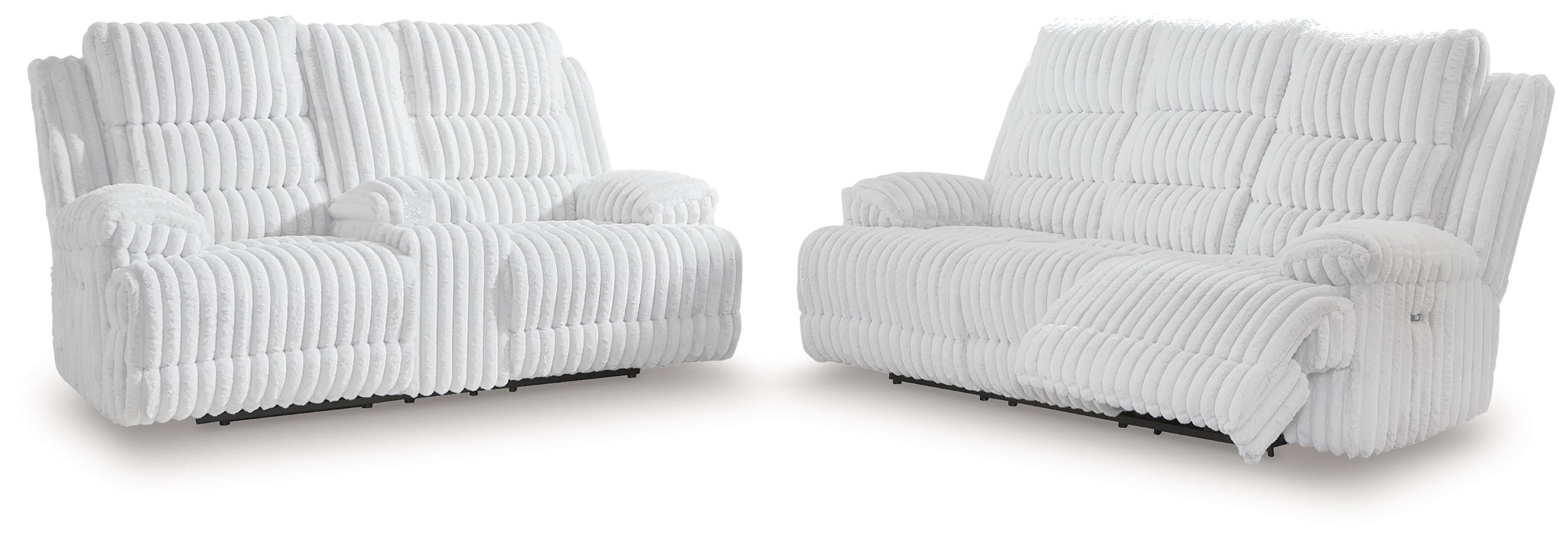 Rhines Falls Alloy Power Reclining Living Room Set from Ashley - Luna Furniture