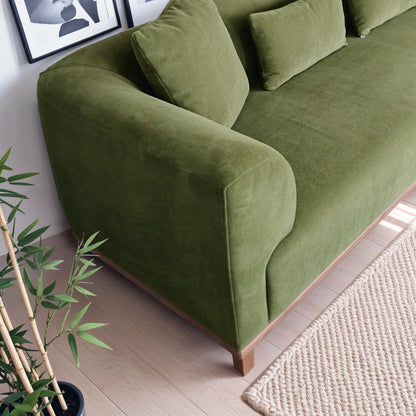 Richardson Green Velvet Sofa - SOF02108502