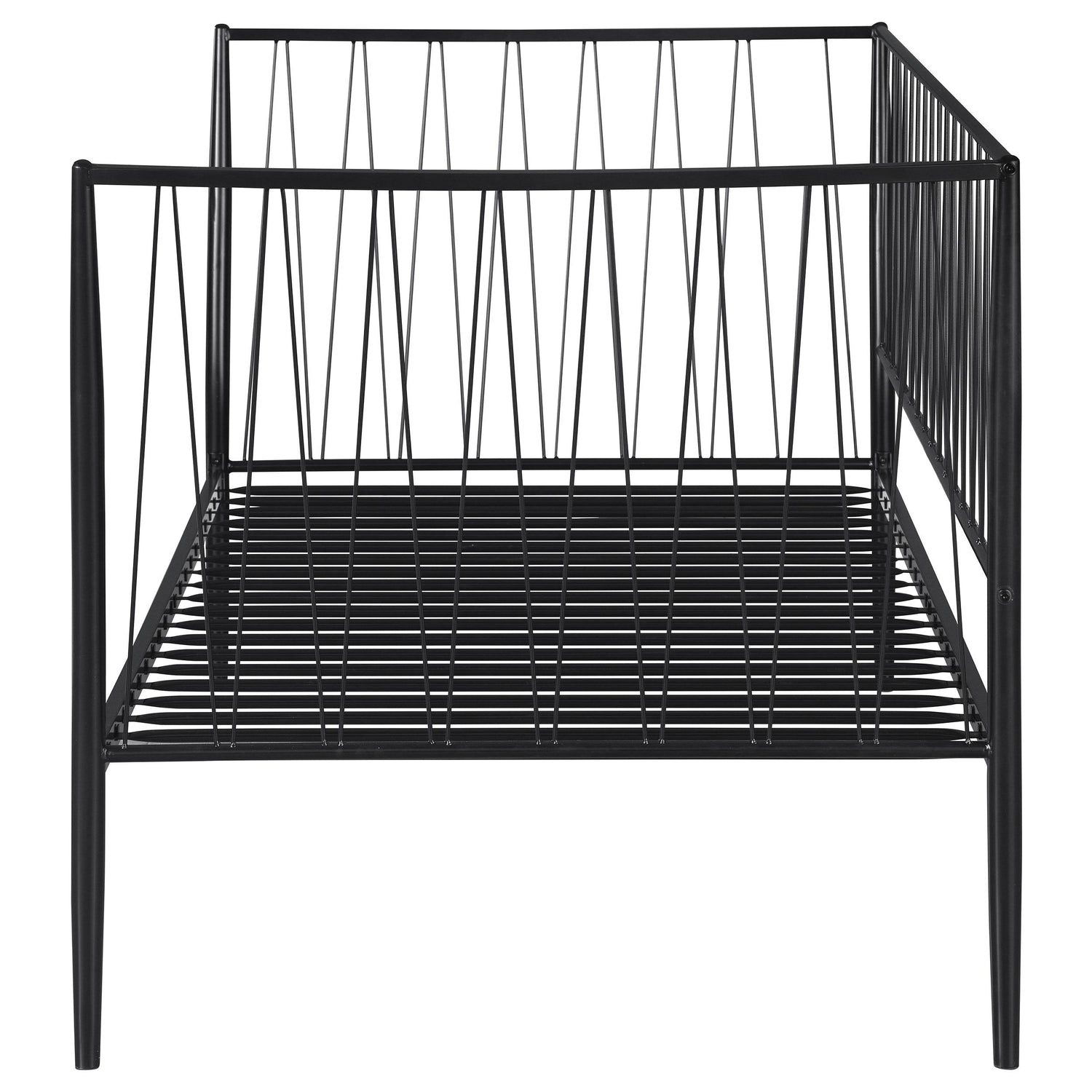 Richland Metal Twin Daybed Bed Frame Matte Black - 301057